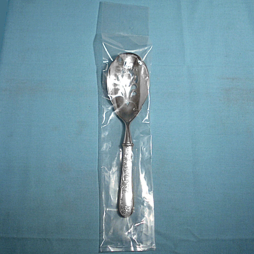 NEW ~ KIRK STERLING UTILITY PIERCED CASSEROLE SPOON ~ OLD MARYLAND ENGRAVED
