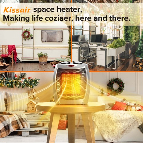750W/1500W Space Heater - ETL Certified, Silent Heating, V-0 Flame Retardant - Bild 2 von 7