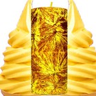 Banana Buttercream Hand-Poured Pillar Candle Eco-Friendly Clean Burning Vegan