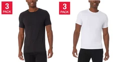 32 Degrees Cool Men's 3-Pack Short Sleeve Crew Neck Tee