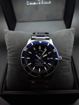 Orient Star Sports Diver 200m Blue Dial Automatic RE-AU0302L00B | eBay
