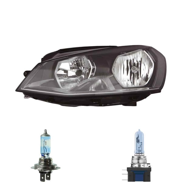 Halogen Scheinwerfer Rechts H7 FüR VW Golf VII Variant Inklusive Lampen-image