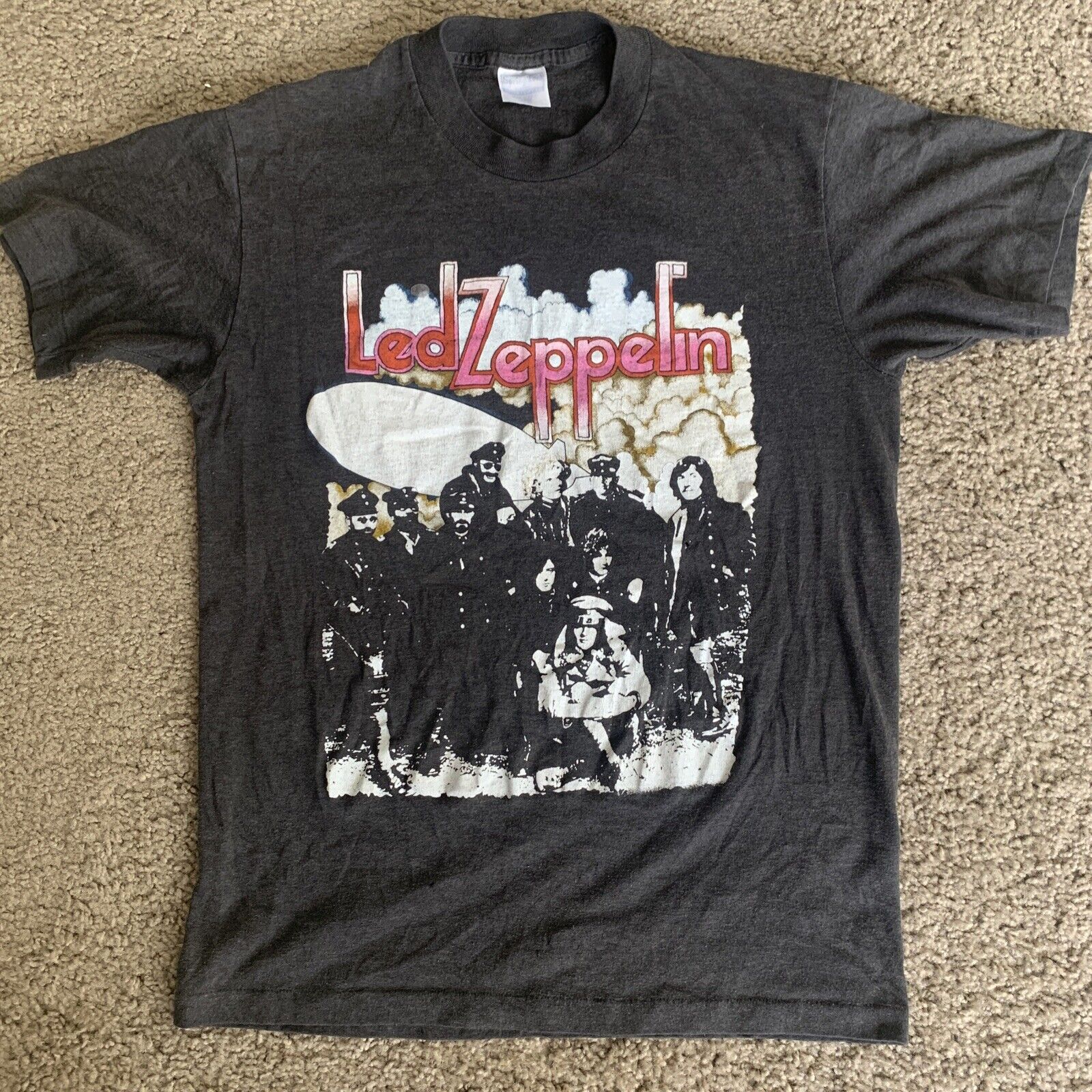 MYTH GEM - Led Zeppelin -VINTAGE TOUR TSHIRT 1986… - image 1