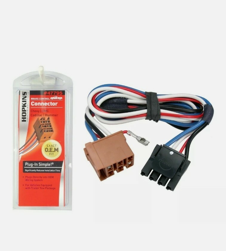 Hopkins Towing Solution Brake Control Connector Chevy GMC Cadillac