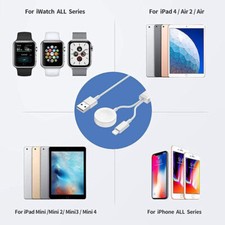 Apple Watch IWatch SE 3  11 10 9 8 Fast Wireless Magnetic Charger Charging Cable — image 9