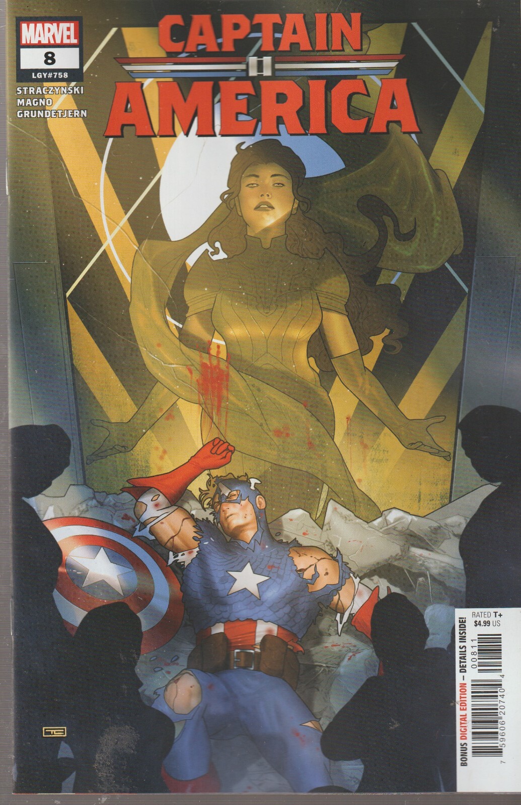 MARVEL COMICS CAPTAIN AMERICA #8 JUNE 2024 1ST PRINT NM