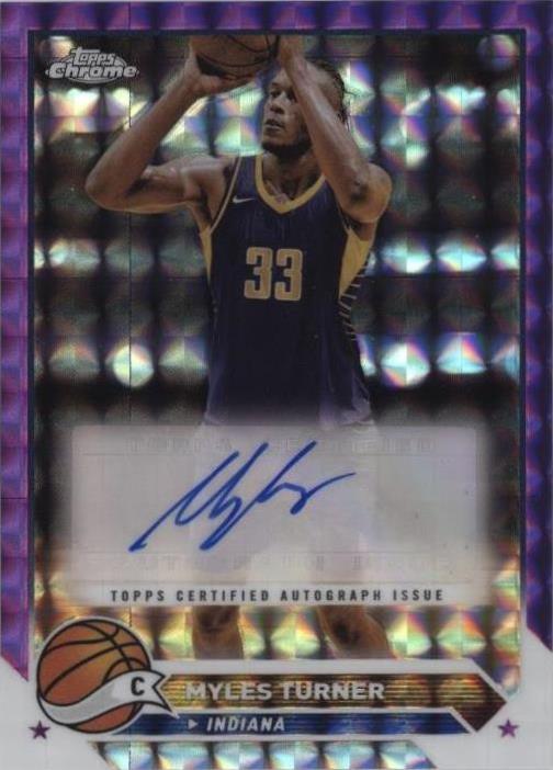 2023-24 Topps Chrome - Myles Turner #CG-MT - 1 of 2