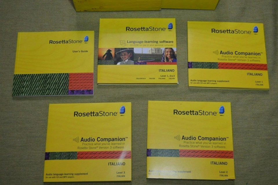 Rosetta Stone Italian Level 1,2,3 Version 3 INCOMPLETE Missing Level 3 - Image 2 of 2