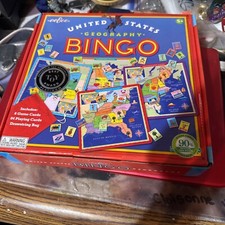 United States Geography Bingo Children's Complete Game