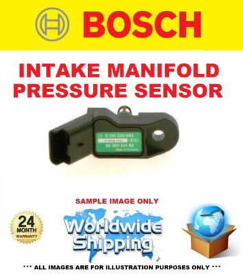 BOSCH INTAKE MANIFOLD PRESSURE SENSOR for CITROEN CHANSON 1.6 VTS 2000-2003