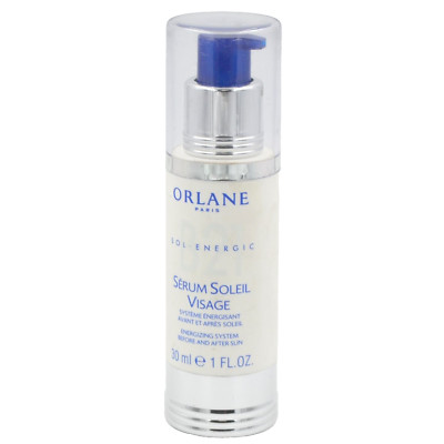 Orlane B21 Serum Soleil Visage Energizing System Before And After Sun 1 fl.oz