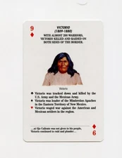 #TN27173 VICTORIO #9D Indian Chief Trading Card