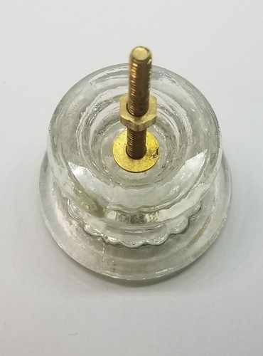 2" Empire Style PRESSED GLASS KNOB Victorian Antique vintage old dresser drawer - Picture 6 of 6