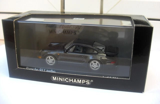 Porsche 911 Turbo 1990 black Minichamps 430069109 MIB 1:43 914 928 930 944 968 - Imagen 3 de 4