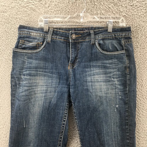Vigoss New York Boot Jeans Womens 13 (Actual 36x32) Blue 5 Pockets Mid Rise - Picture 2 of 19