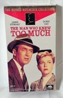 Alfred Hitchcock The Man Who Knew Too Much VHS 1956 James Stewart Doris Day