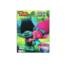 Dreamworks Trolls Coloring and activity Book Let's Hug 96 Pages dw