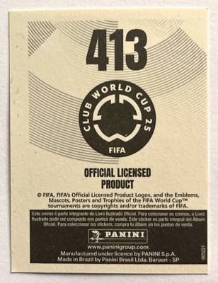 2025 FIFA CLUB WORLD CUP Panini Sticker #413 RODRI Manchester City