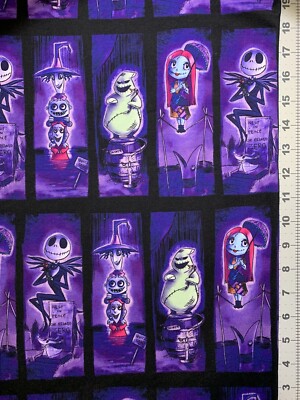 Nightmare Before Christmas Custom Fabric 18x28  CottonSpandex Haunted Mansion FQ