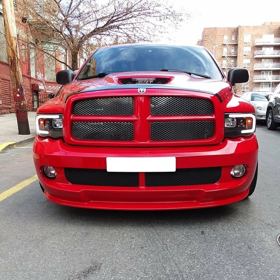 Recon 264191BKC Black/Smoke LED DRL Bar Projector Headlights for 02-05 Dodge RAM Foto 4 de 4