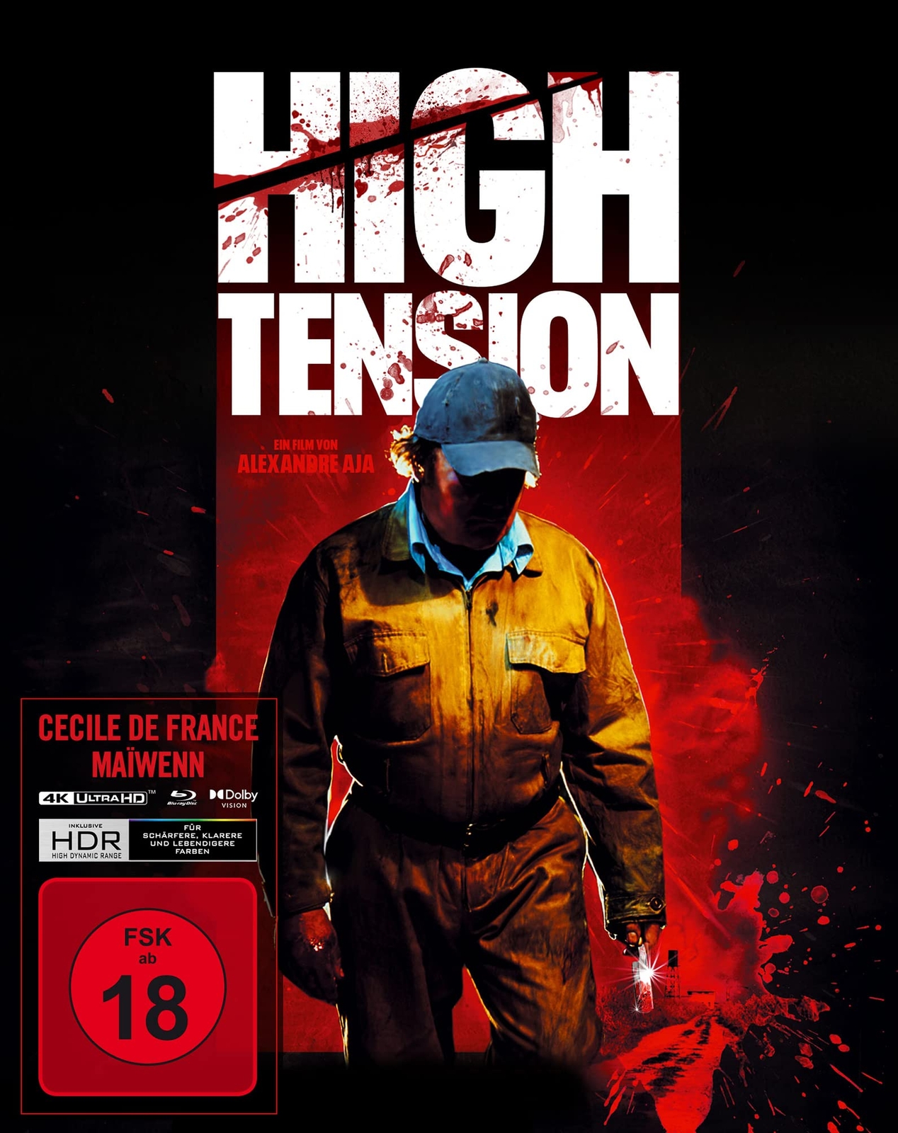 High Tension - Mediabook A (4K Ultra HD) (+ 2 Blu-rays) (4K UHD Blu-ray) Nahon