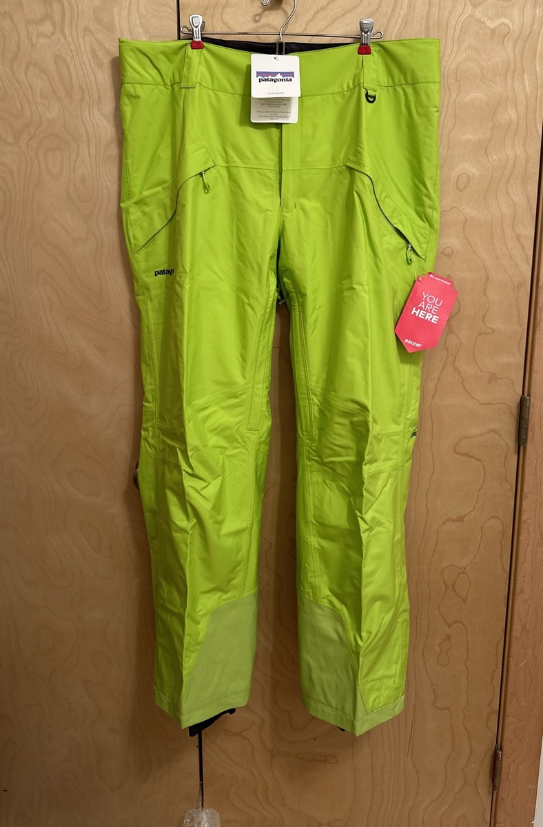 NEW! PATAGONIA Snowshot Pants Men's XL Regular Peppergrass Green