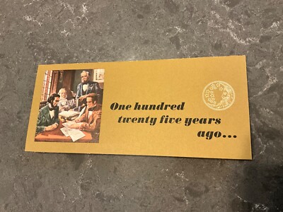 Proctor and Gamble Contract Facsimile 1962 Produced for 125th Anniversary