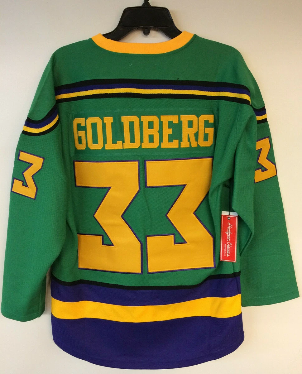 retro-city-threads The Mighty Ducks Goldberg Jersey- Custom Mighty Ducks Goldberg Jersey Youth Large