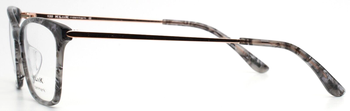 KLiiK 695 S403 Grey Rose Gold Womens Cat Eye Petite Eyeglasses 48