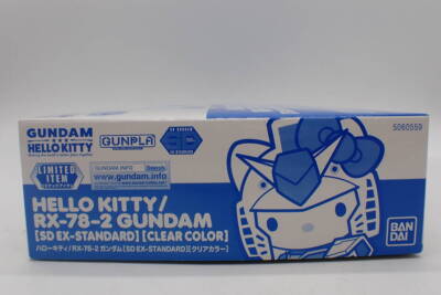 Bandai Hello Kitty / Rx-78-2 Gundam SD Ex-standard Clear Color