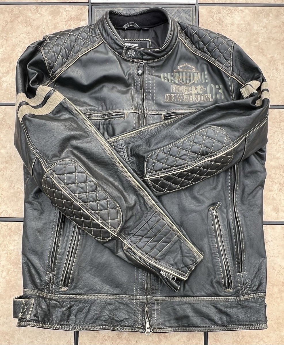 Harley Davidson Army/Military Style/Men's Motorcycle Leather