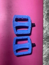 Cycling - Bicycle SE Bikes 12 O'clock nylon pedals 9/16" platform size, blue