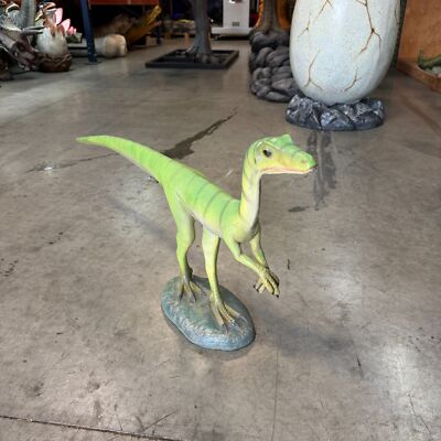 Dinosaur Compsognathus Baby Prehistoric Prop Life Size Resin Statue ...