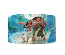 3 inch Grosgrain Ribbon HAIR BOWS 1084530 Moana Princess Cartoon