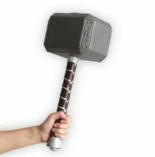 1:1 Thor Hammer Replica Mjolnir Props 28" for Halloween Cosplay Costume Foam Toy