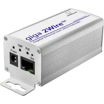 Renkforce RF-4512196 Netzwerkverlängerung 2-Draht Transceiver Verbinder PoE 400m