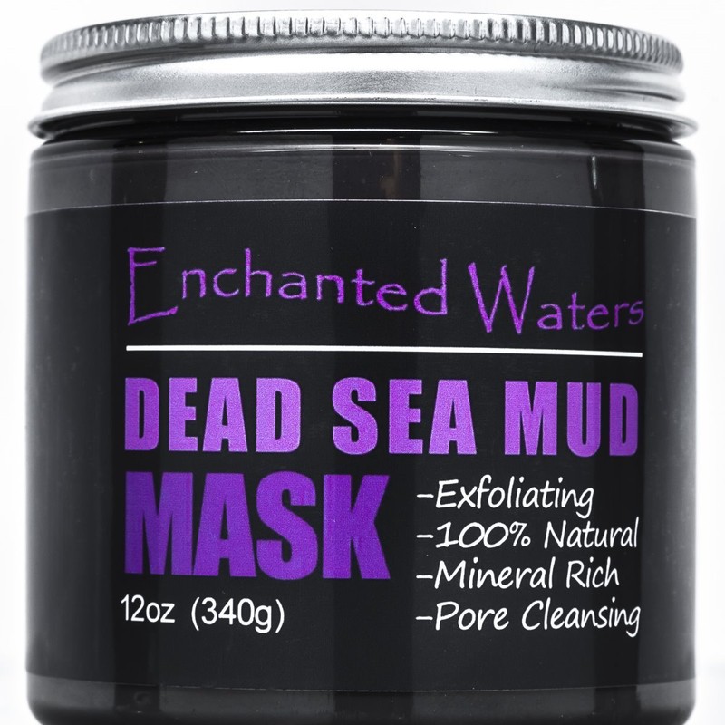 DEAD SEA Mud Mask - Eliminate Acne, Blackheads, Muscle/Joint Pain Relief - 12oz