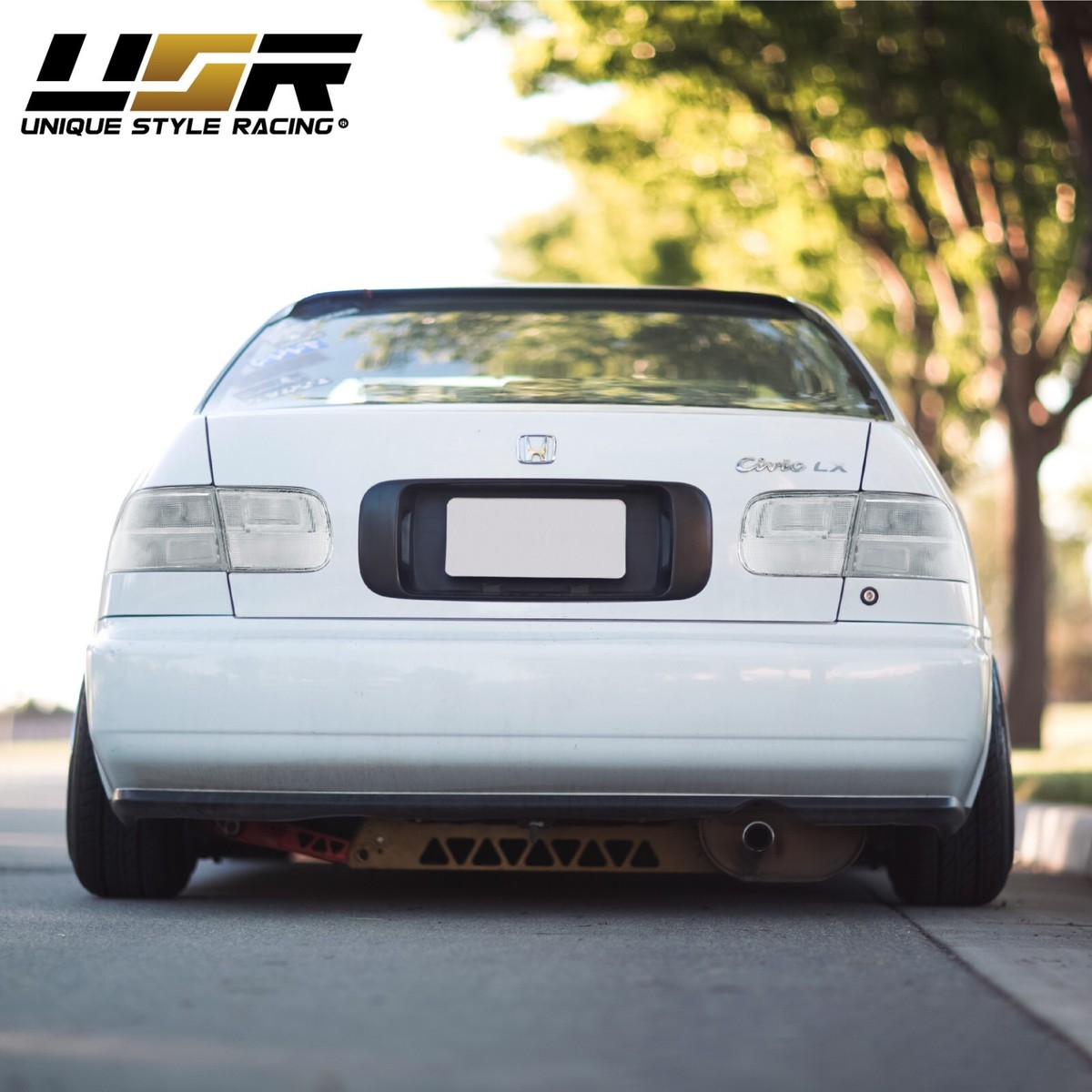 USA Ship JDM EG All CLEAR 4PC Tail Light For 92-95 Honda