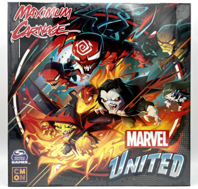 Marvel United MAXIMUM CARNAGE Kickstarter Exclusive Expansion | English CMON