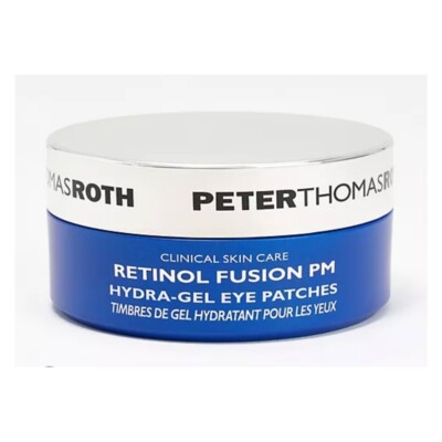 Peter Thomas Roth Retinol Fusion PM Hydra Gel Eye Patches w/ face serum
