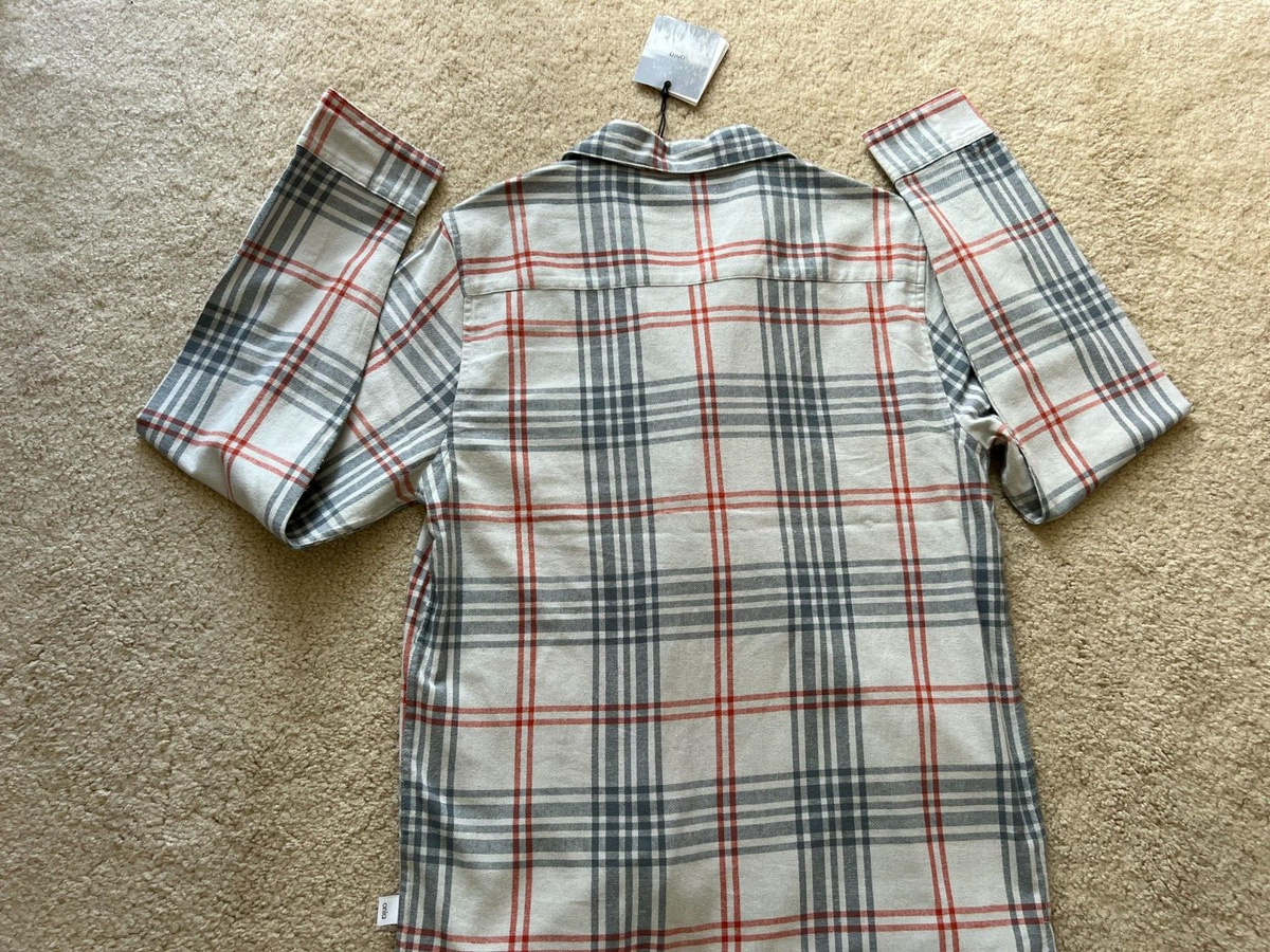 ONIA shirt long sleeves FLANNEL OVERSHIRT men S SMALL 100