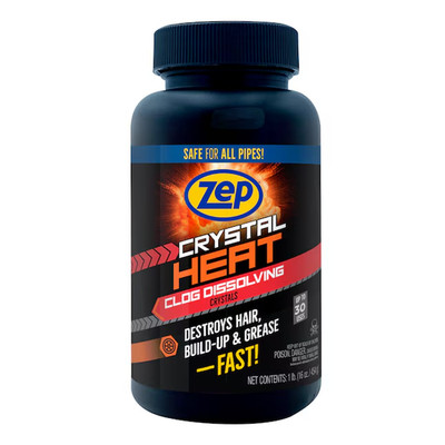 Zep Crystal Heat Clog Dissolver 16 Ounce(s) Drain Cleaner Crystals
