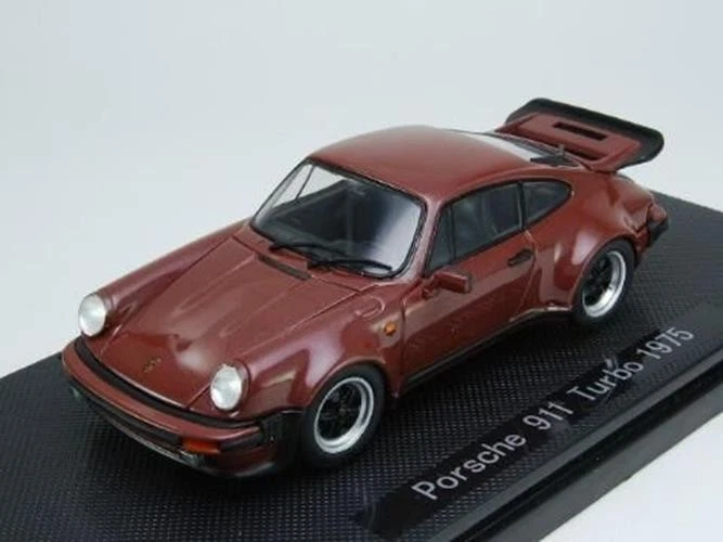 EBBRO 43754 1/43 Porsche 911 Turbo 930 TURBO 1975 Modello Auto Marrone - Immagine 2 di 4