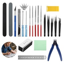 27x Gundam Modeler Basic Tool Set Craft Hobby Building Car Model Repair Fix Kit