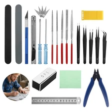 27x Gundam Modeler Basic Tool Set Craft Hobby Building Car Model Repair Fix Kit