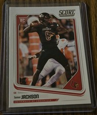 2018 Score - Lamar Jackson #352 Rookie Card Ravens . rookie card picture
