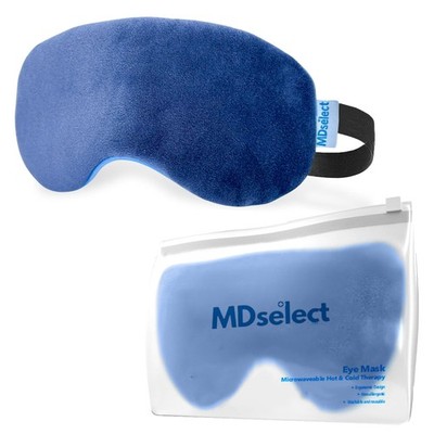 Microwavable & Freezable Hydro Beads Eye Mask - Warm & Cold Therapy for Dry E...