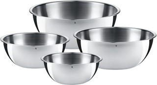 46025066 WMF Juego de cuencos Gourmet (16/18/24 cm) borde de vertido 360° juego de 3 nuevos