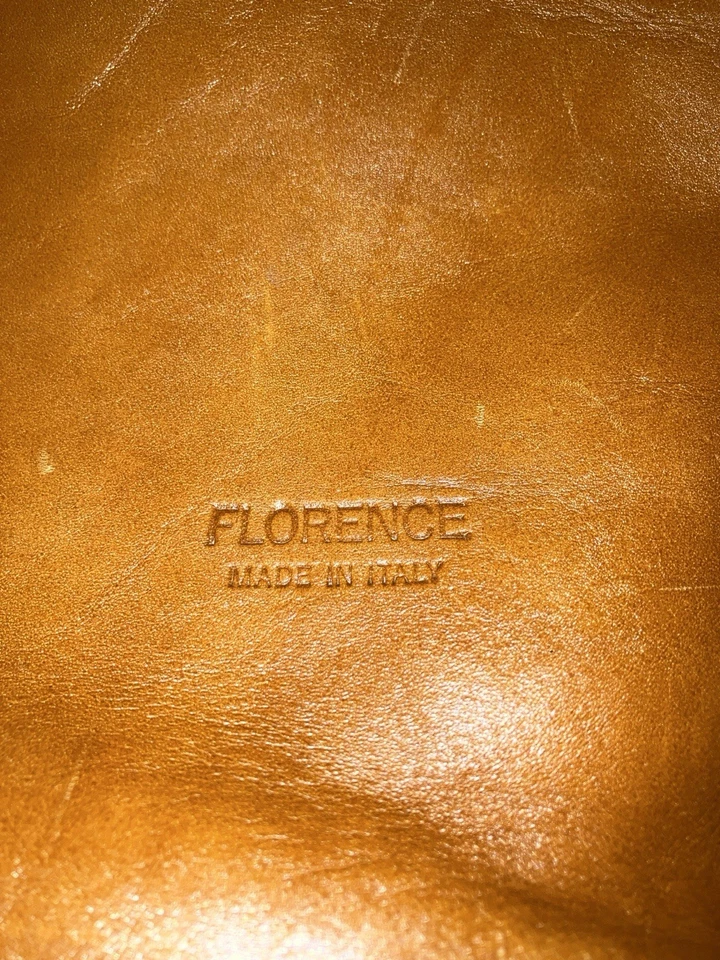 Mochila Bolso de Hombro Convertible Florence Marrón Cuero Negro Usado Foto 4 de 4