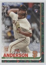2019 Topps Holiday WalMart Mega Box Metallic Snowflake Shaun Anderson #HW172 6ki
